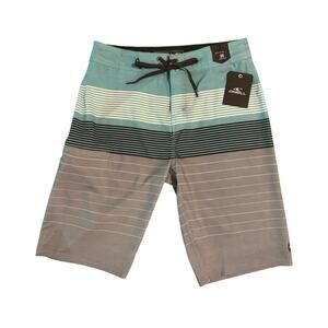 O'Neill Men's Hyperfreak Streak 21" Boardshorts Swim Shorts size 28